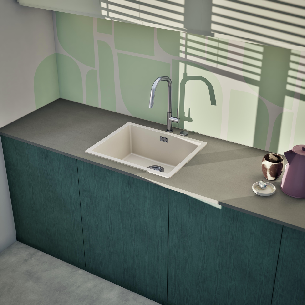 Dřez FORMHAUS D-100LS NERO